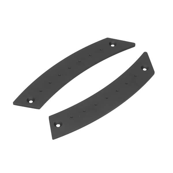 (SC)1 Pair Inner Door Handle Aluminum Alloy Replacement Car Accessories Black