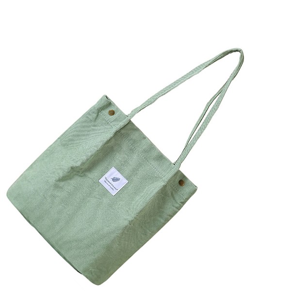 Handväska med stor kapacitet, axelväska med axelrem Light Green
