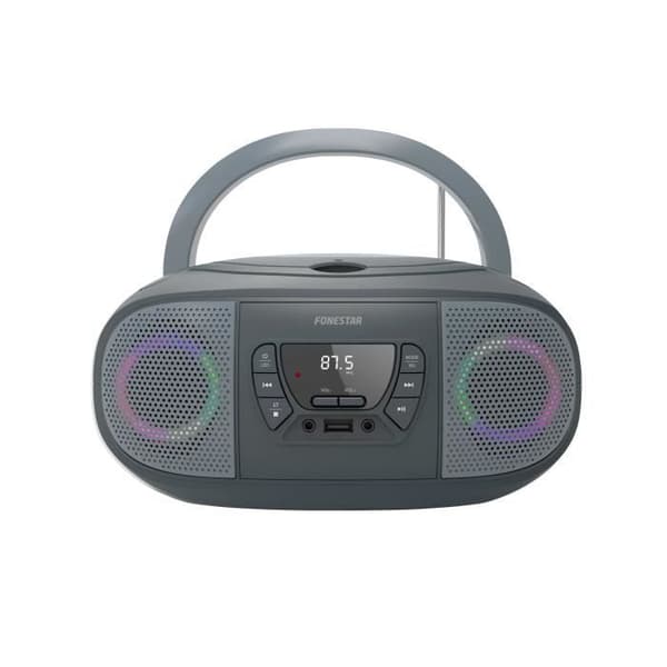 (SC)Radio CD USB - FONESTAR - HARMAA - CD-soitin - FM-radio - Valotehosteet Grå 1