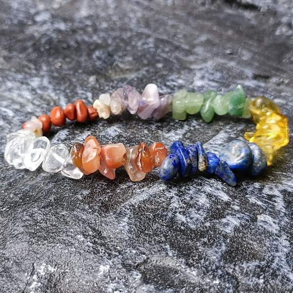 Helbredende Krystal Sæt Ædelstene Gave Begyndere Chakra Stene Spirituel til Kvinder Rå Ædelsten Dække Ægte Æske Halsk Armbånd Am