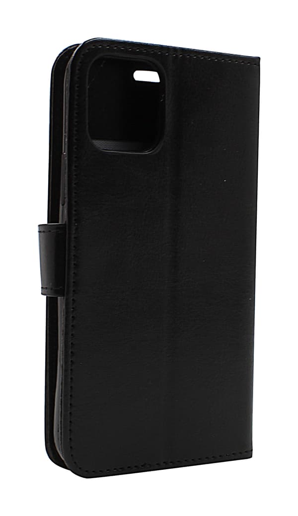 [SC]Crazy Horse Wallet iPhone 12 (6.1) (Sort) Brun
