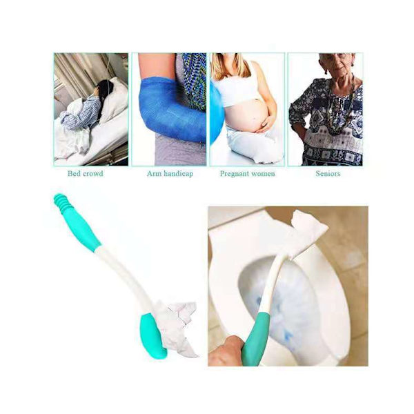 Toilet hjælpeværktøj, forlænger din rækkevidde (1 stk)