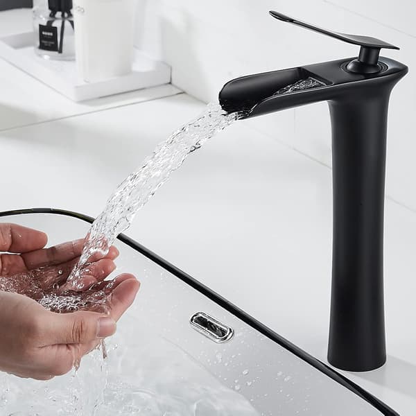 (SC) Elegant moderne designblander, ettgreps rustfri kran for baderomsskap, sprutsikker vannstrøm ultrafint sprayhode