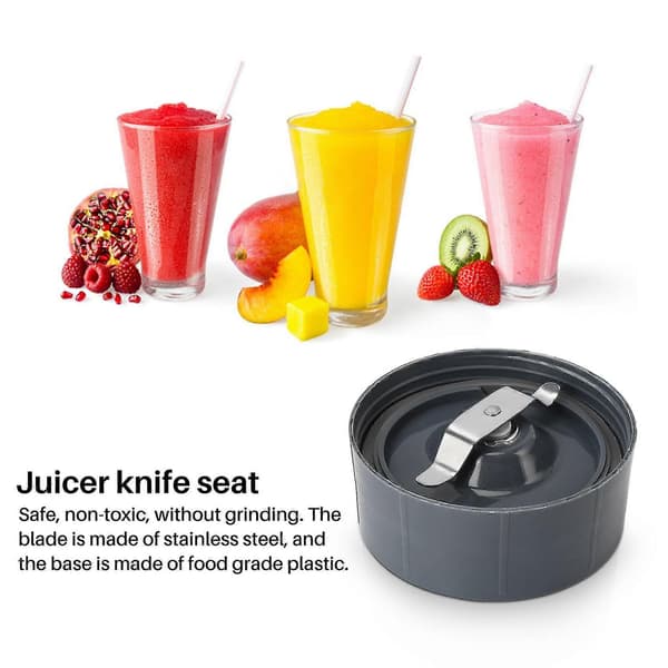 Erstatnings flat freseblad reservedel for NutriBullet 600W 900W gray  silver