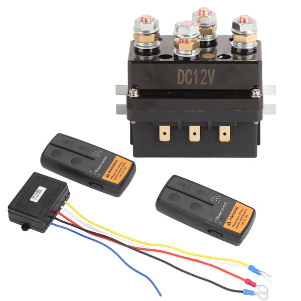 (SC)DC500A 12V Wireless Winch Remote Control Kit Winch Solenoid Relay for 8000lbs-12000lbs ATV UTV