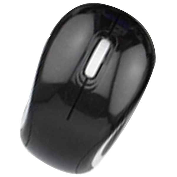 Mini Liten Trådlös Mus För Resor Optisk Bärbar Trådlös Mini Mus Med USB-mottagare För PC Laptop Black