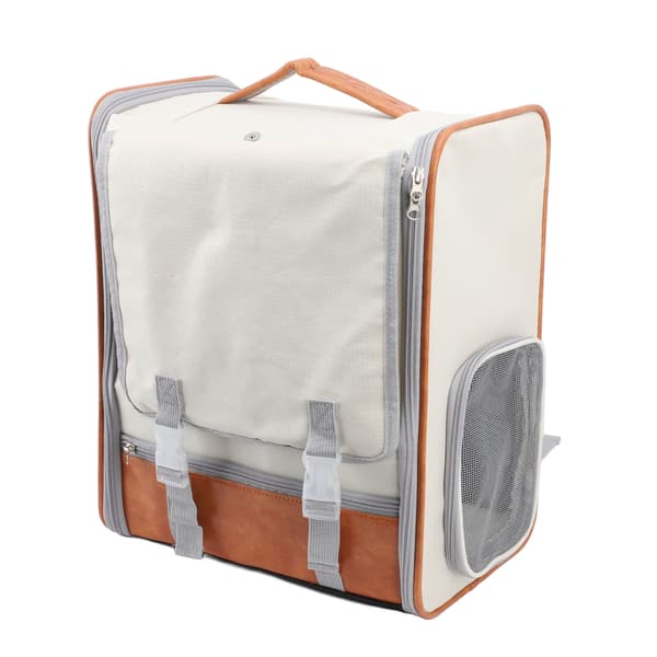 (SC) Cat Backpack, Large Capacity, Ventilation System, Adjustable Strap, Oxford Fabric, Pet Travel Carrier