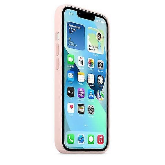 Silikonskal med Magsafe för iPhone 13 Mini Chalk Pink