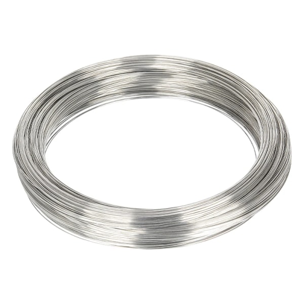 100M~1M Rustfrit Fjedervir Hard Wire Diameter 0,02/0,3/0,4/0,5/0,6/0,8/1,5/2,5/3 Mm Fjedervir af stål 0.6mmX10m