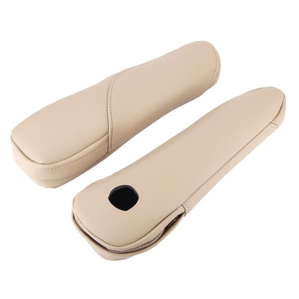 (SC)2 pcs Armrest Covers Driver/Passenger Side Microfiber Leather Fits Honda CRV 2007-2009