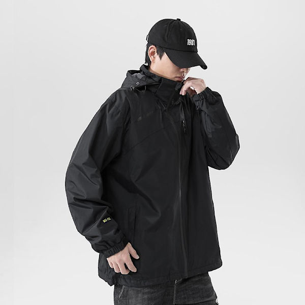 Miesten Takki Uusi Ulkoilma Vedenpitävä Tuulenpitävä Takki Irrotettava Huppu Design L-6xl Lämmin Ja Tuulenpitävä Miesten Takki Chaqueta Army Green XXL
