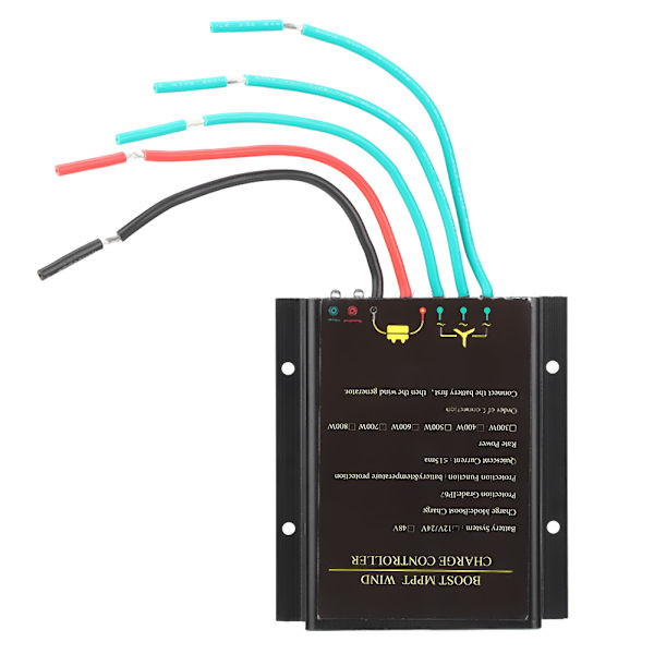 (SC)48V Waterproof Wind Turbine Controller MPPT Charge Controller 800W Wind Power Regulator 0.9