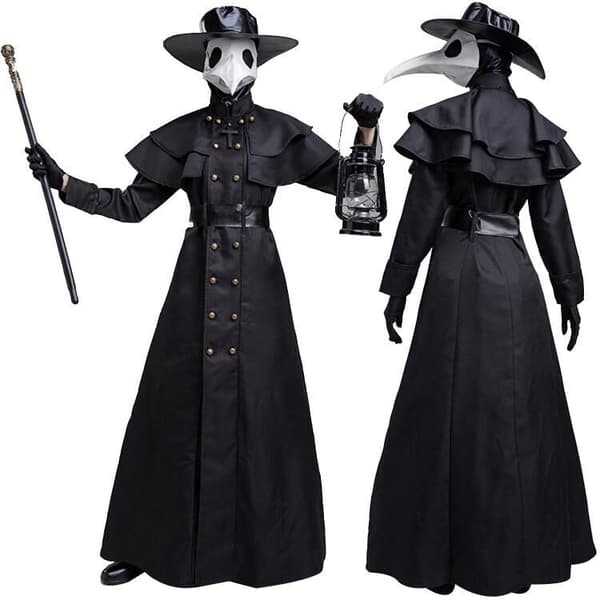 (SC) Plague Doctor Costume with Set 3XL
