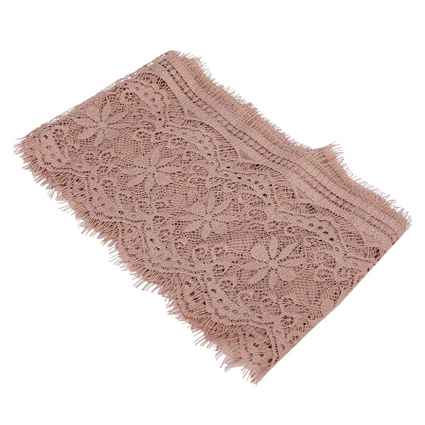 14,5 cm Polyester Silke Beklædning Broderi Blonde DIY Kjole Håndværk Stof Beklædning Dekoration Pink