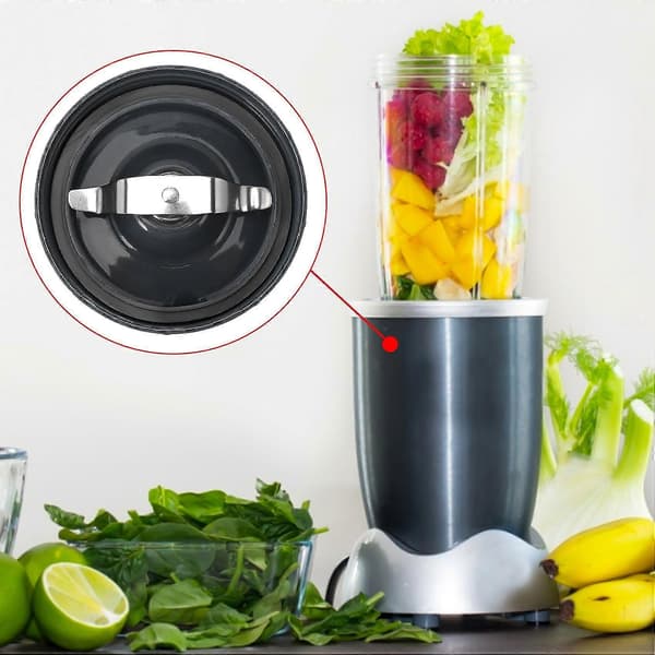 Erstatnings flat freseblad reservedel for NutriBullet 600W 900W gray  silver