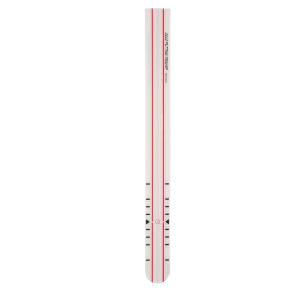 (SC)Golf Putting Mat Acrylic Accurate Scale Line Portable Double-Sided Straight Putt Training Tool