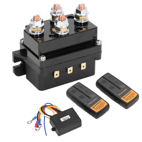 (SC)DC500A 12V Wireless Winch Remote Control Kit Winch Solenoid Relay for 8000lbs-12000lbs ATV UTV