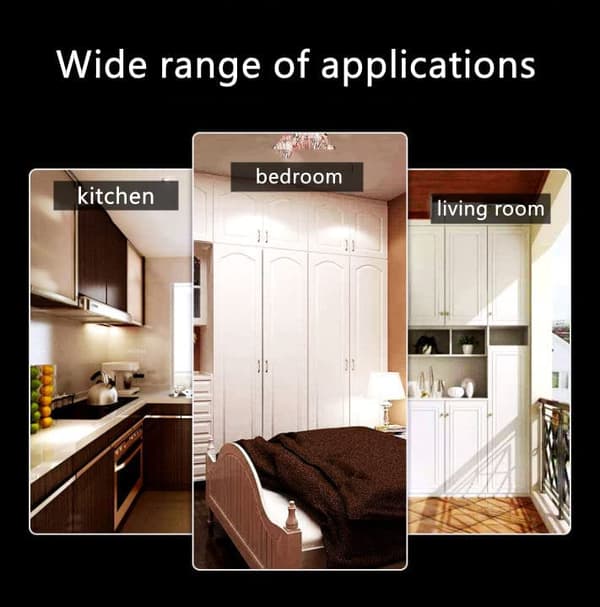 (SC)10X LED Smart Sensor Light Kitchen Cabinet Cupboard Wardrobe White