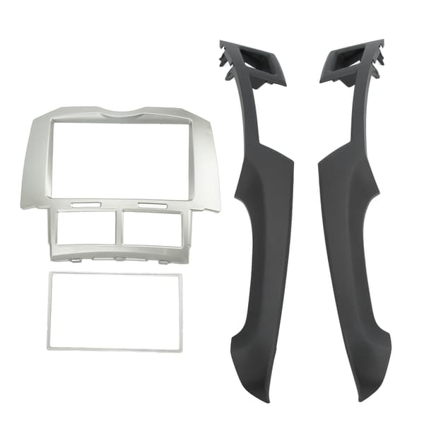 (SC)2Din Car Stereo Dashboard Fascia Panel Replacement for Toyota Yaris Vitz Platz 2005 2011