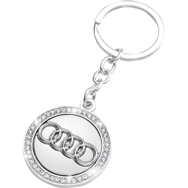 Audi key ring car logo key ring diamond accessory suitable for