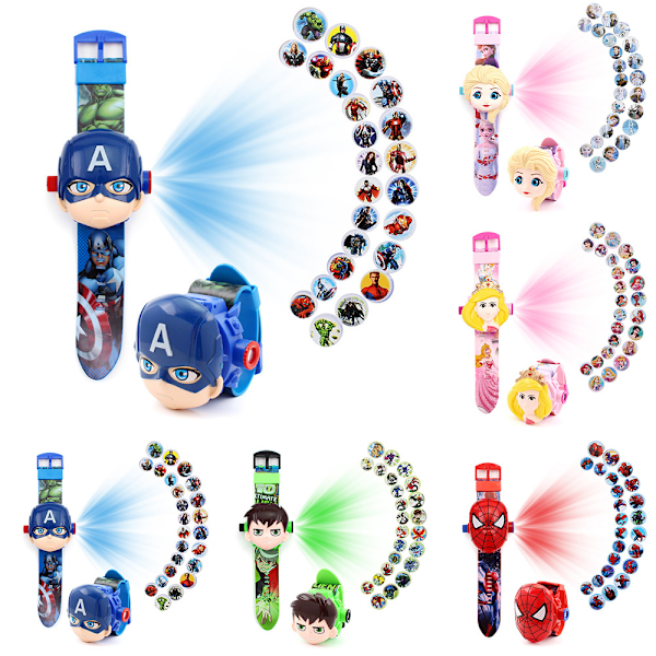 Kids Projektionshandledsskydd Justerbart Remband Klockor Mod American team