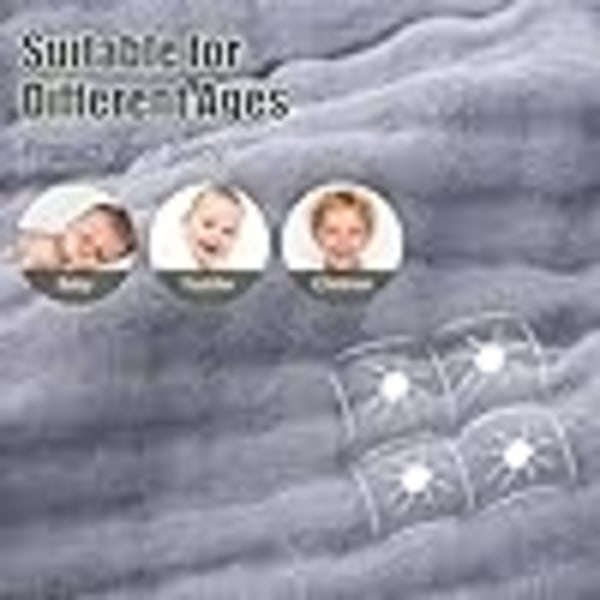 Pakke med Hetter Babyhåndklær - 100% Muslin Bomull for Nyfødte, Småbarn - Stor Størrelse 32x32 Tommer - Essensielt for Nyfødtpleie, Grønn og Grå Green+grey