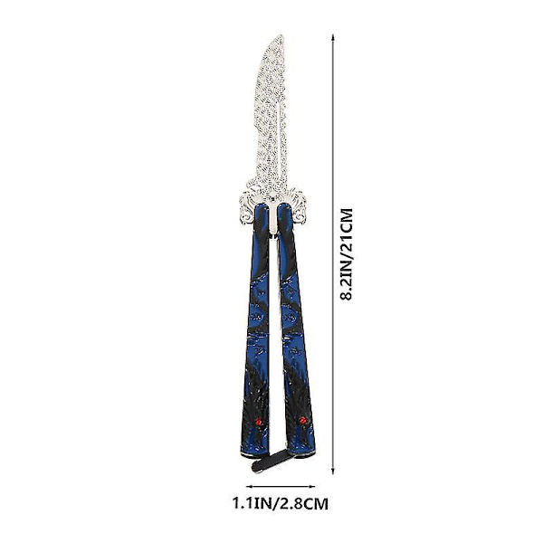 1:a trubbig Balisong - Säker, bärbar, ny, hållbar träningsutrustning för övning