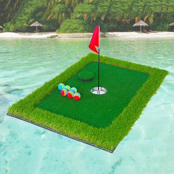 (SC) Floating Green for Pool Outdoor Backyard Game Summer Pool Yard Floating Green Game 0.1