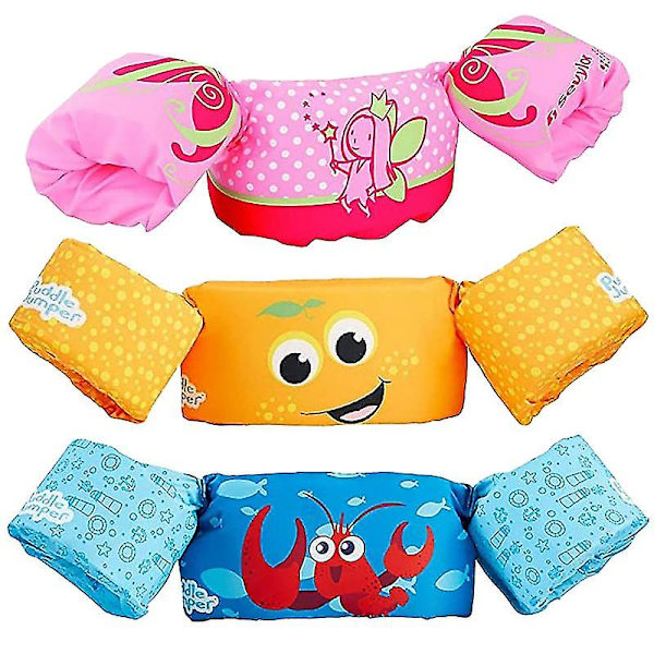 Simringar Puddle Jumper Flytväst Barn Flytväst 2-6 År Gamla Pojke Flicka Barn Väst Z Orange