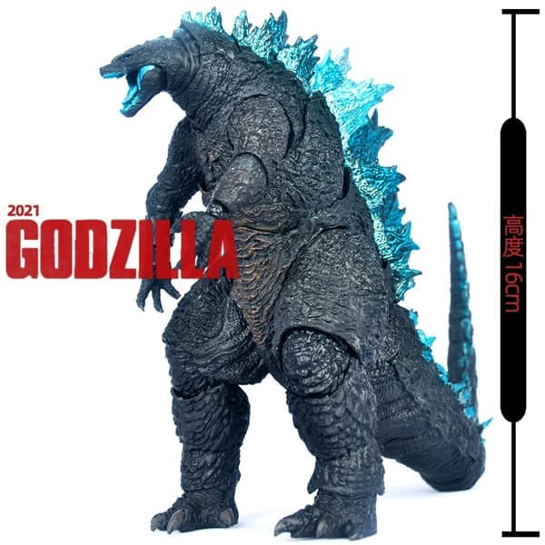 (SC)16CM 2021 Godzilla PVC Actionfigur Samlerobjekt Legetøj Hænder Bevægelig