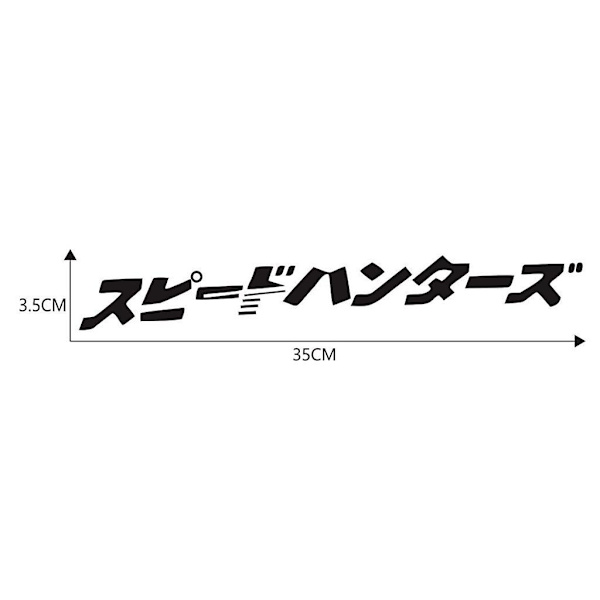 Maastoauton tarrat tyyliin ajovalojen ja konepellin heijastavat japanilaiset Jdm Speedhunter