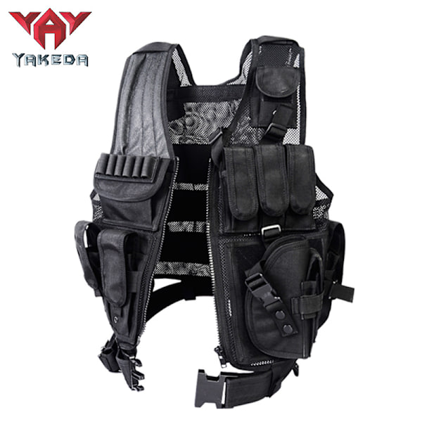 Udendørs Sommer Mesh Åndbar Træningsvest Multifunktionel Specialstyrke Vest Cs Felt Taktisk Vest M Average code (size adjustable) Mud