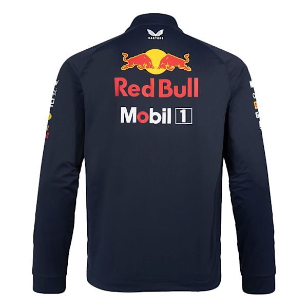 Retro Red Bull Racing F1 Jakke Mænd 2023 Team Fuldt Lynlås Sweatshirt Sportsbeskyttelsesudstyr Vindtæt Kørsel Racing Motorcykel Tøj S