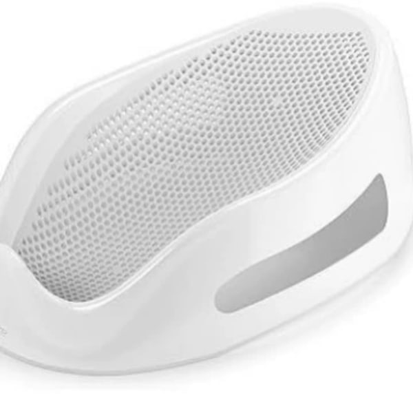 Angelcare Babybadsstöd (Grå) | Perfekt för spädbarn under 6 månader Grey 1 Count (Pack of 1)