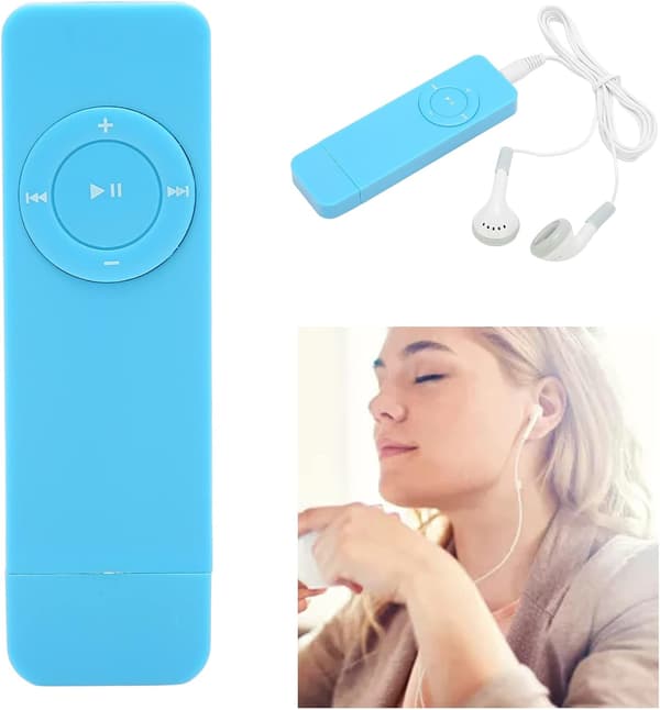 Spiller (blå) MP3, student USB MP3-spiller, MP3-spiller for barn