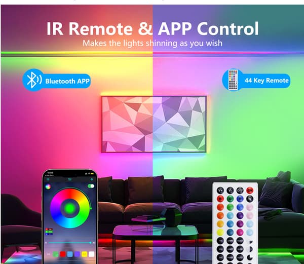 （SC)20M LED-strips med Bluetooth-appkontroll 309