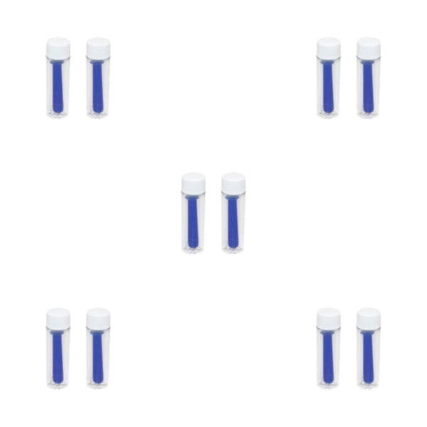 1/2/3/5 2x Silikon Touch Linsinsättare Bekväm Lösning Parti blå 5PCS blue