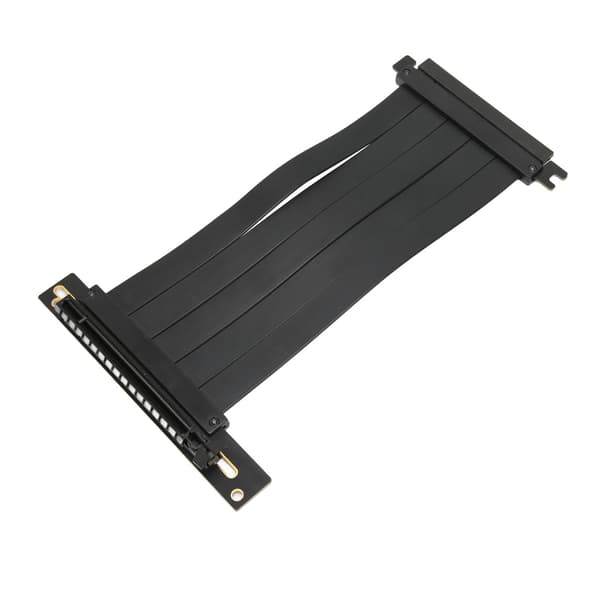(SC)PCI Express Gen4 Riser Cable, Complete Solution for Gaming with High-Speed Data Transfer, 90 Degree Right Angle EMI Shielded Interface