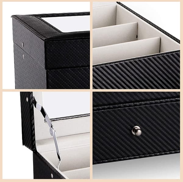 (SC) Brilleopbevaring 18 stk Svart black