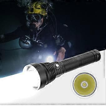 (SC)XM-P70 Super Strong Waterproof Underwater 80M Diving Lamp LED Electric Flashlight