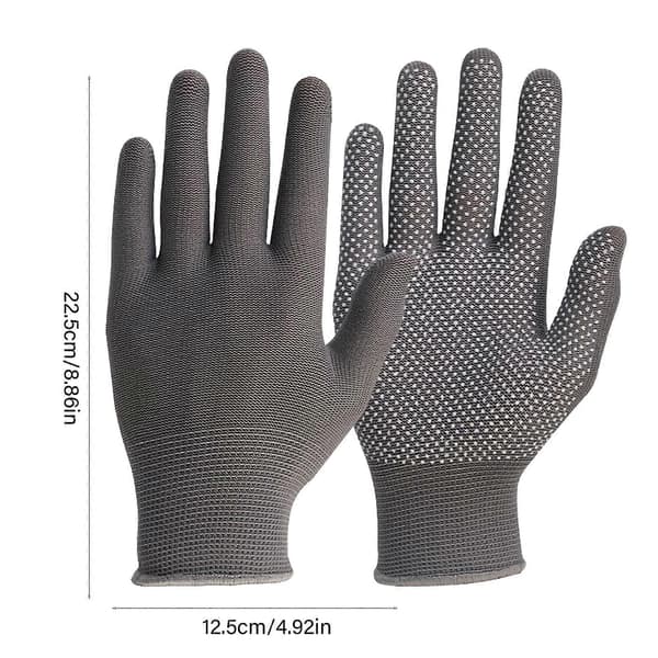 High-Temperature Resistant Kitchen Gloves with Grease-Repellent Coating for Enhanced Grip in Precise Culinary Operations, Black black
