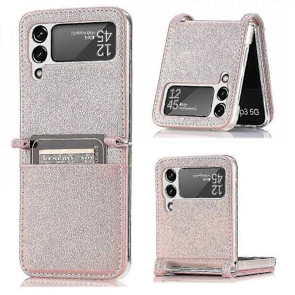 Lämplig För Samsung Galaxy Z Flip 3 5g Mobilskal/frostat Mobilskal - Roséguld