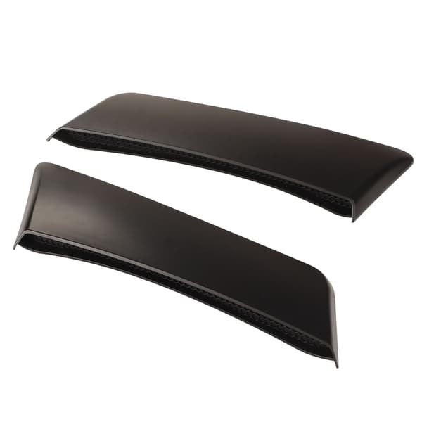 (SC) Pair Rear Side Door Trim Protection Air Vent Scoops Frame Guard Set Replacement for Ford Mustang GT350 2015-2018