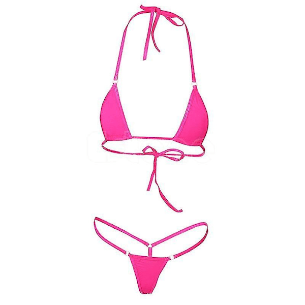 2023 New Sexy Women's Micro Underwear G-string Bra Micro Bikini Bikini Set Swimwear Nightwear-WELLNG