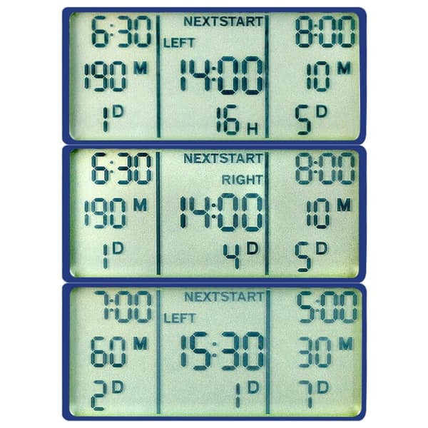 (SC)vidaXL Automatic Digital Irrigation Timer with Dual Outlet multifärg multicolor