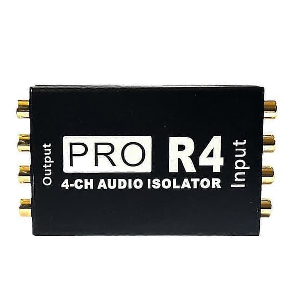 (SC) Audio Isolator 4-channel Audio Reducer Power Ground Loop Audio Isolator For Car Audio Modification