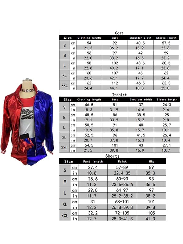 (SC) Karneval Halloween Kostume, Rollespil 4-delt Sæt, 120CM