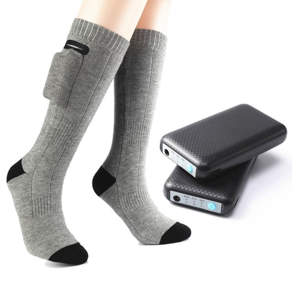 (SC) Akkulämmitteiset sukat 4000 mAh harmaa M harmaa Grey M