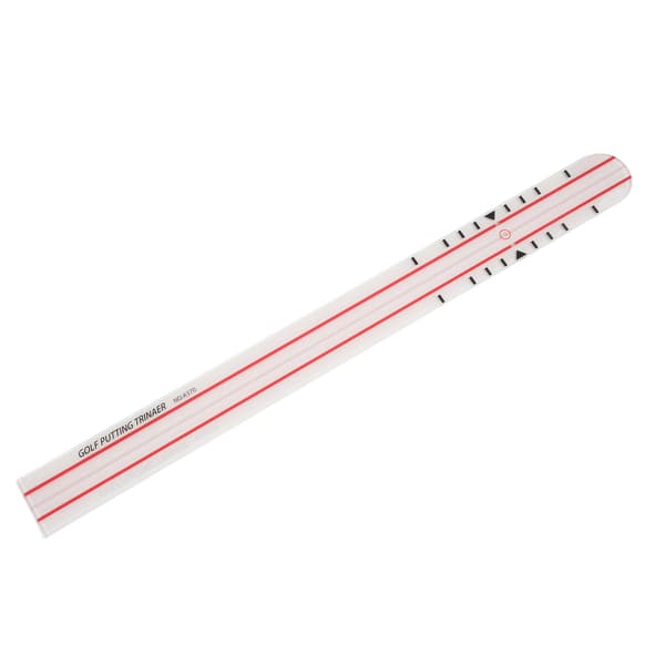 (SC)Golf Putting Mat Acrylic Accurate Scale Line Portable Double-Sided Straight Putt Training Tool