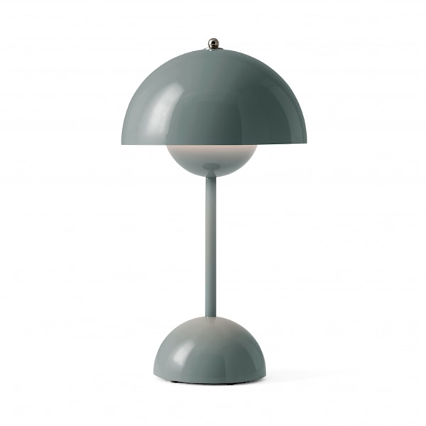 Danska designer blomkruka bärbar bordslampa VP9 bordslampa (laddning Stone Blue Stone Blue 18*30CM